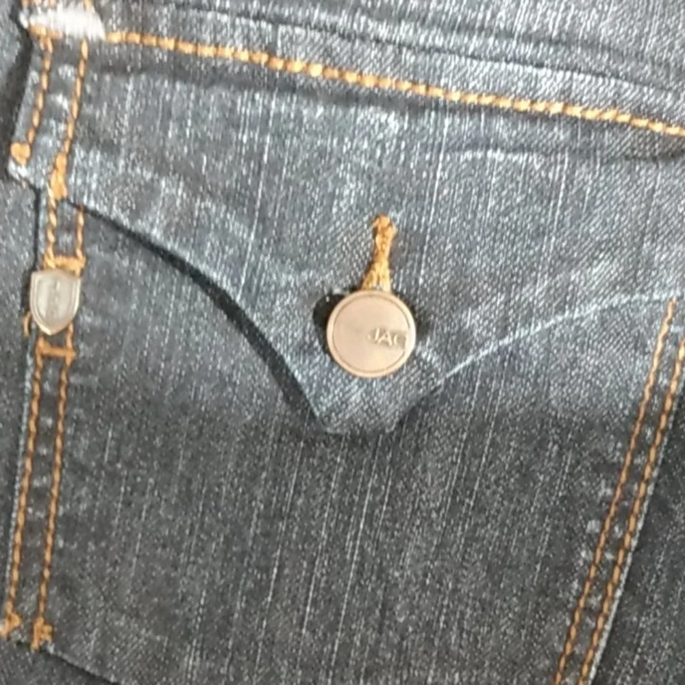 JAG DARK BLUE MID RISE BOOT LEG JEANS SIZE 4 - Picture 8 of 11